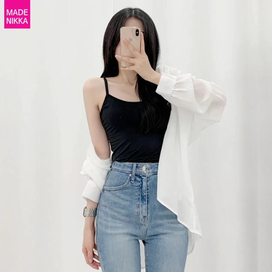 Basic Span Strap Tank Top