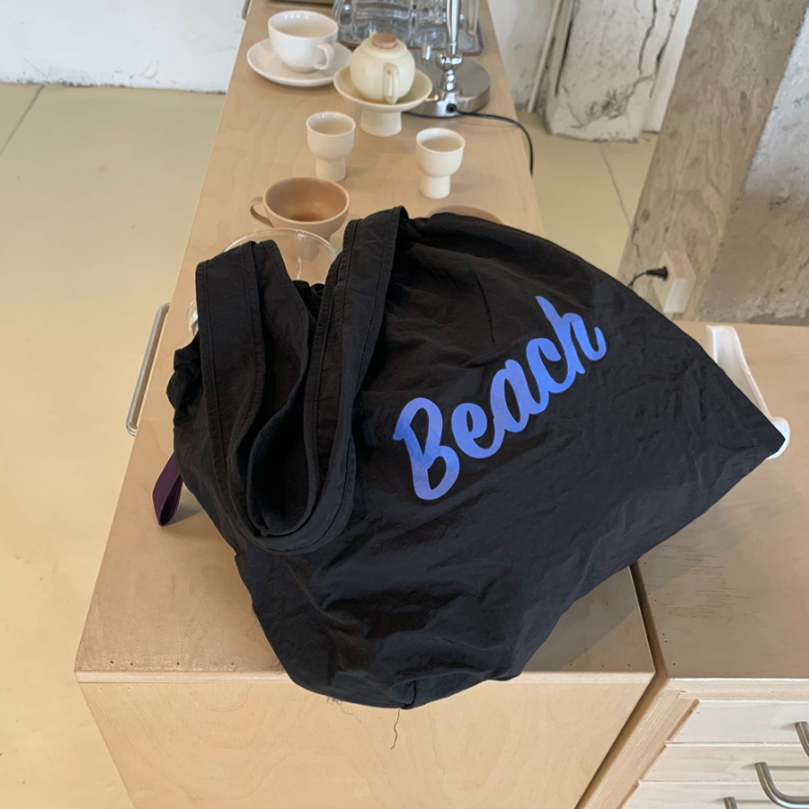 Nylon Waterproof Beach Eco Bag — надежная и вместительная пляжная эко-сумка