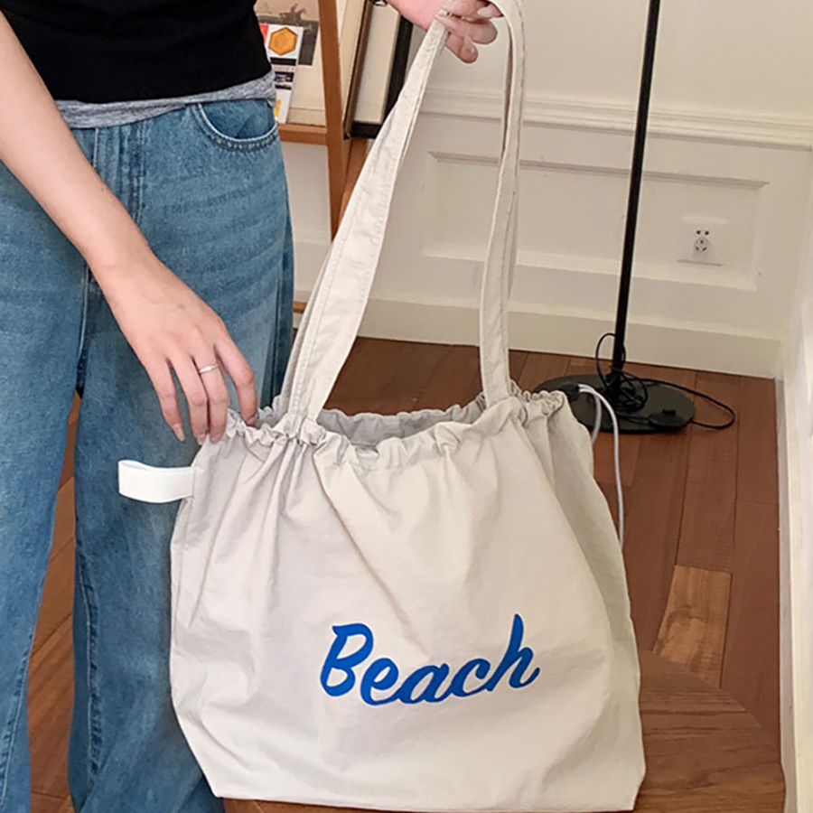 Nylon Waterproof Beach Eco Bag — надежная и вместительная пляжная эко-сумка