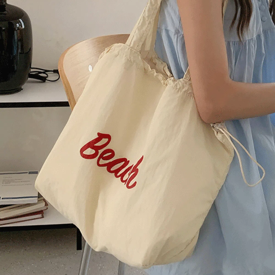 Nylon Waterproof Beach Eco Bag — надежная и вместительная пляжная эко-сумка