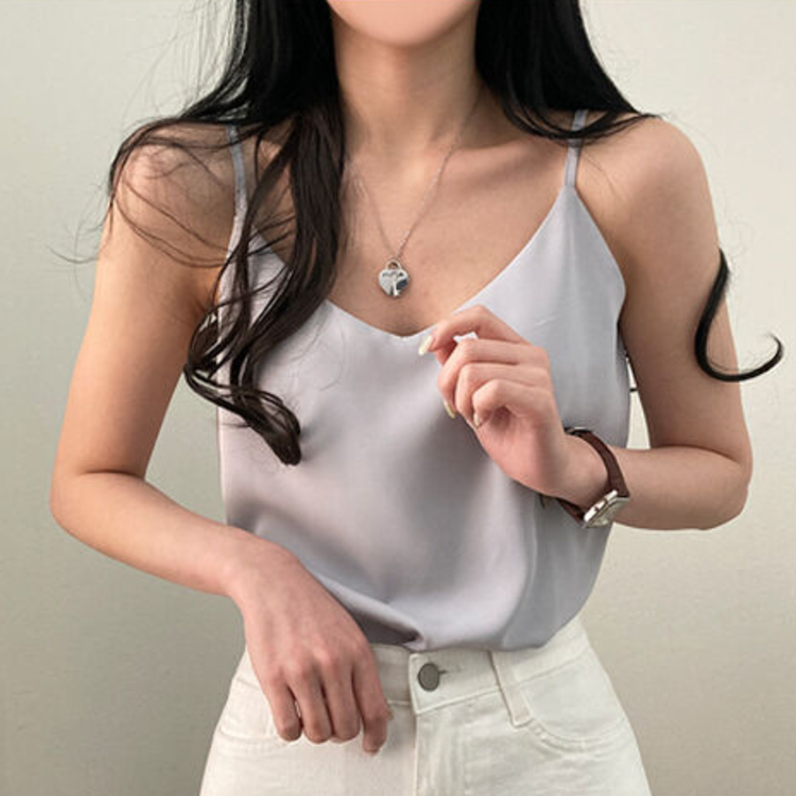 Mainne Strap Sleeve Blouse Tank Top