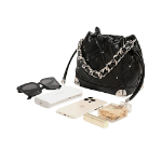 Quilted Chain Crossbody Bag — компактная и изящная стёганая сумка с цепочным ремнём