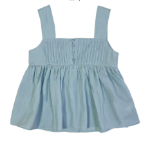 Свободный размер-Голубой-Блузки