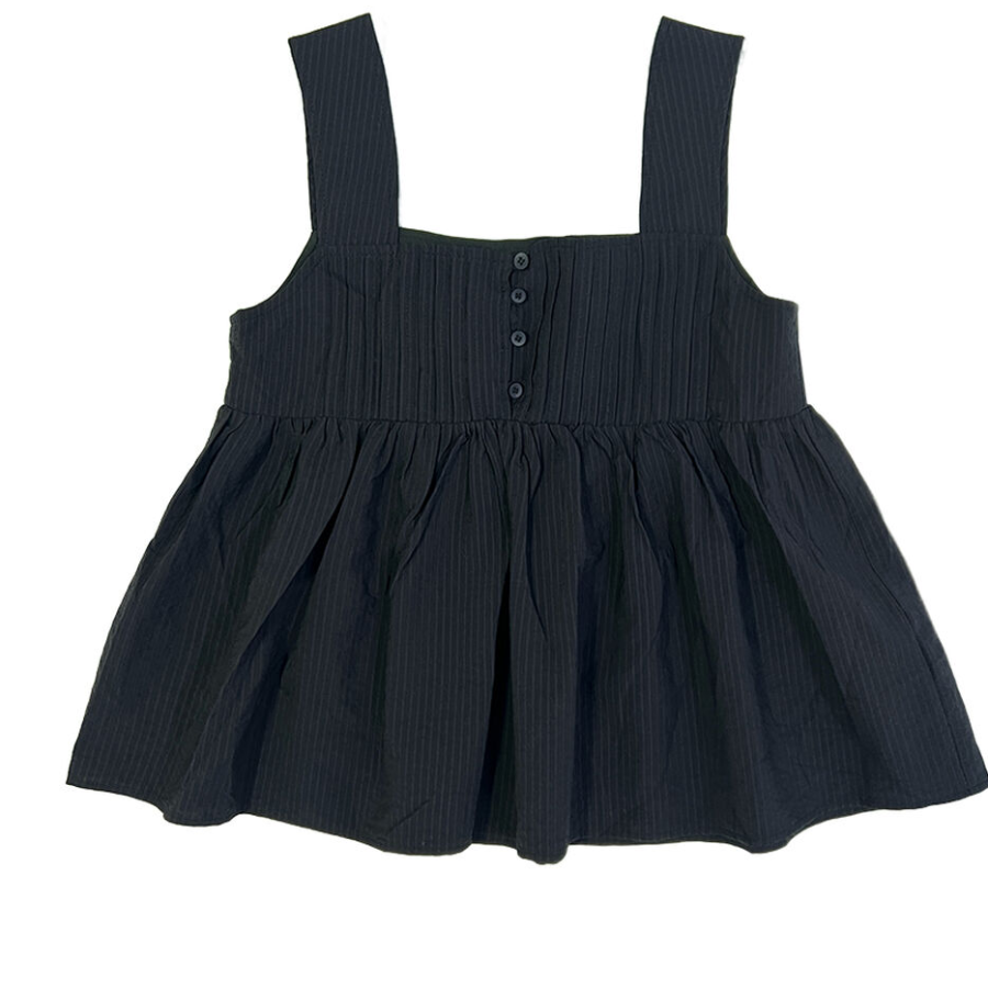 Рintuck Square Neck Tank Blouse