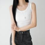 Radi Basic Ribbed Round Tank Top
