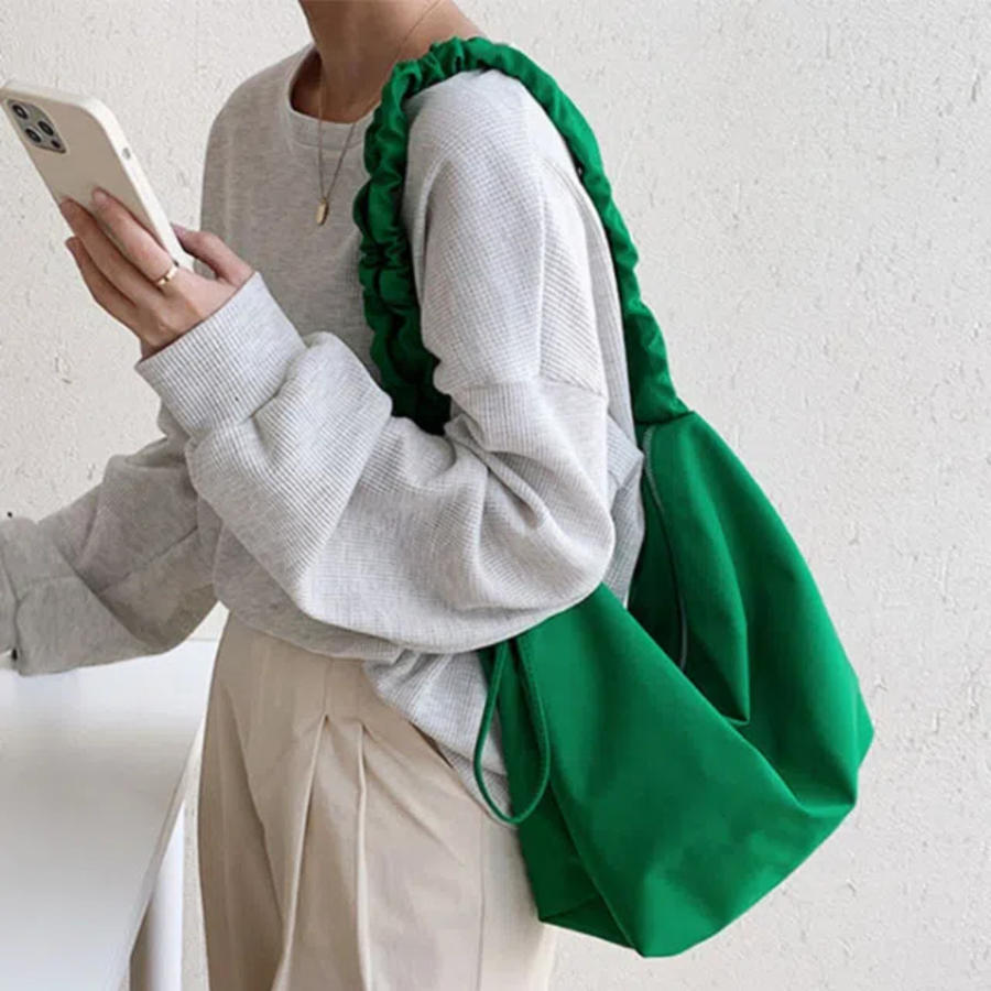 Shirring String Casual Emma Shoulder Bag — стильная сумка с акцентом на детали