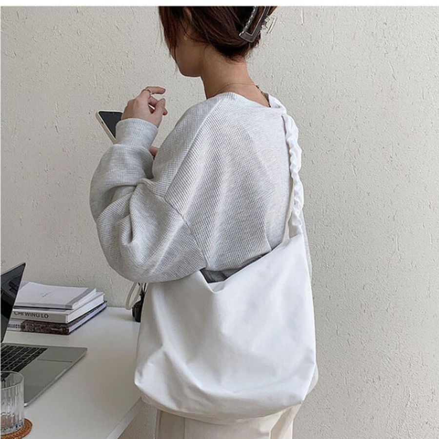 Shirring String Casual Emma Shoulder Bag — стильная сумка с акцентом на детали