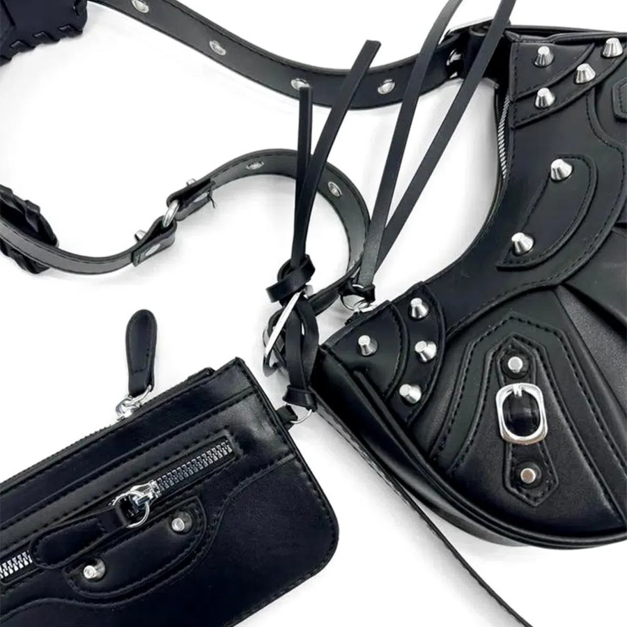 Our Motor Bag — универсальная сумка-хобо 2-в-1 в байкерском стиле