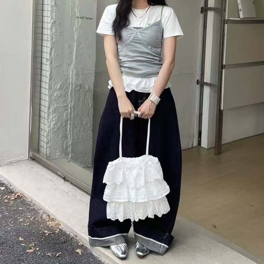 Кружевная сумка через плечо с перфорацией — лёгкий и женственный аксессуар для лета и путешествий