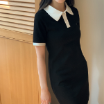 Классическое хлопковое мини-платье в стиле «cherry blossom» для торжественных образов