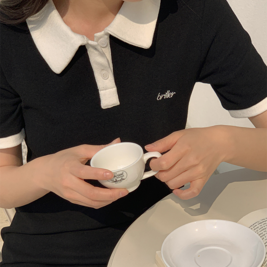 Классическое хлопковое мини-платье в стиле «cherry blossom» для торжественных образов