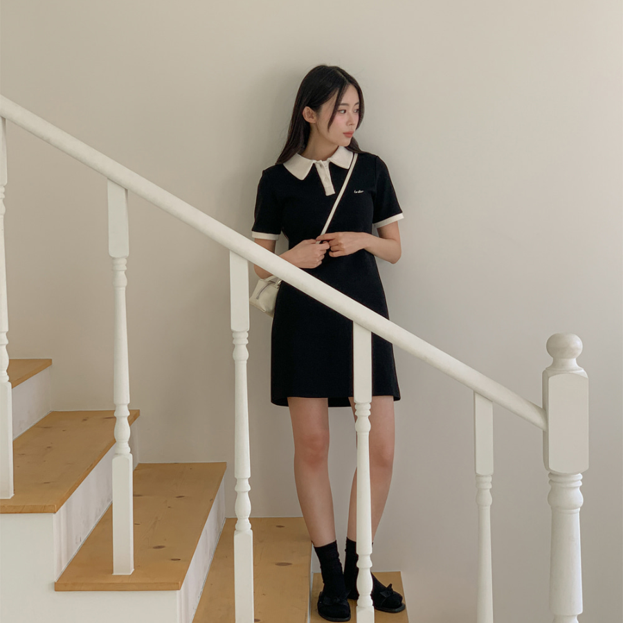 Классическое хлопковое мини-платье в стиле «cherry blossom» для торжественных образов