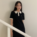 Классическое хлопковое мини-платье в стиле «cherry blossom» для торжественных образов