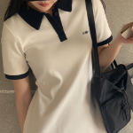 Классическое хлопковое мини-платье в стиле «cherry blossom» для торжественных образов