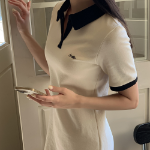 Классическое хлопковое мини-платье в стиле «cherry blossom» для торжественных образов