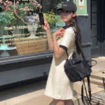 Классическое хлопковое мини-платье в стиле «cherry blossom» для торжественных образов