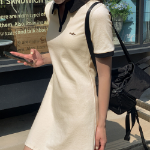 Классическое хлопковое мини-платье в стиле «cherry blossom» для торжественных образов