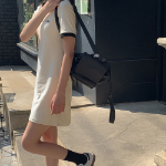 Классическое хлопковое мини-платье в стиле «cherry blossom» для торжественных образов