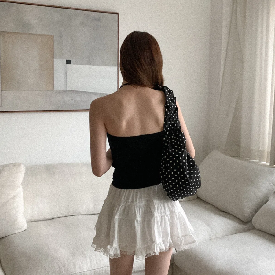 KJ Ribbed Halter Sleeveless