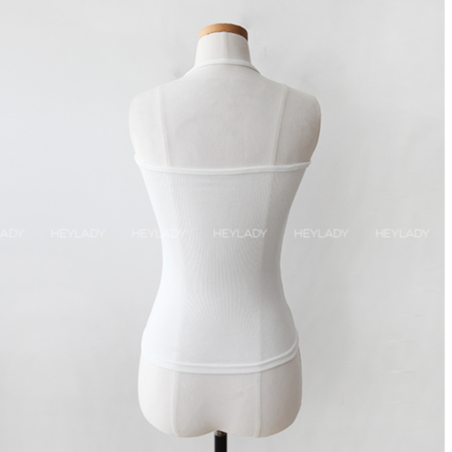 KJ Ribbed Halter Sleeveless