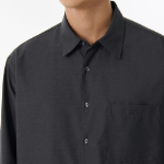 Relaxed Wool-Like Shirt