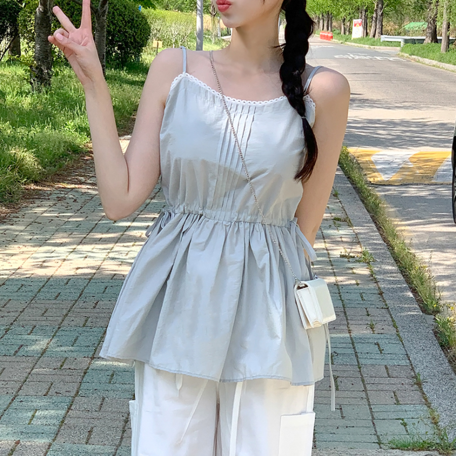 Kibi Lace Layered Bustier Blouse