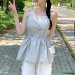 Kibi Lace Layered Bustier Blouse