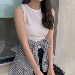 Rain Slim Fit Ribbed Tank Top