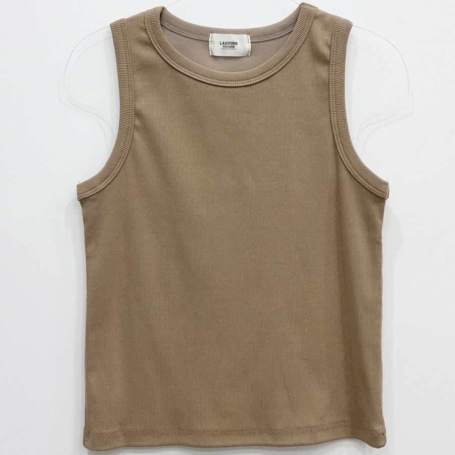Rain Slim Fit Ribbed Tank Top