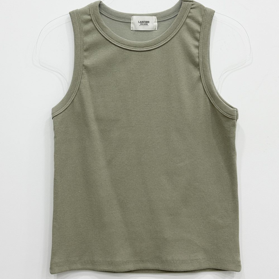Rain Slim Fit Ribbed Tank Top