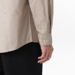 Relaxed Fit Oxford Shirt (Light Beige)