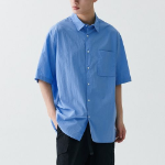City Leisure CN Oversized Short Sleeve Shirt (Blue)