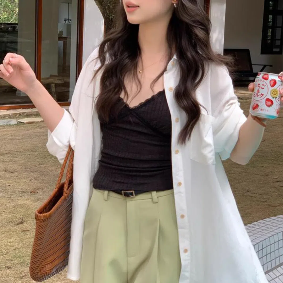 Yumen Lace Layered Sleeveless Top