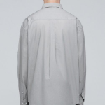 Oversized Poplin Shirt (Light Warm Grey)
