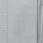 Oversized Poplin Shirt (Light Warm Grey)