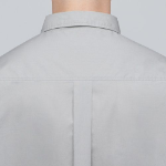 Oversized Poplin Shirt (Light Warm Grey)