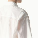 City Leisure Lightweight Nylon Oversized Short Sleeve Shirt (White)