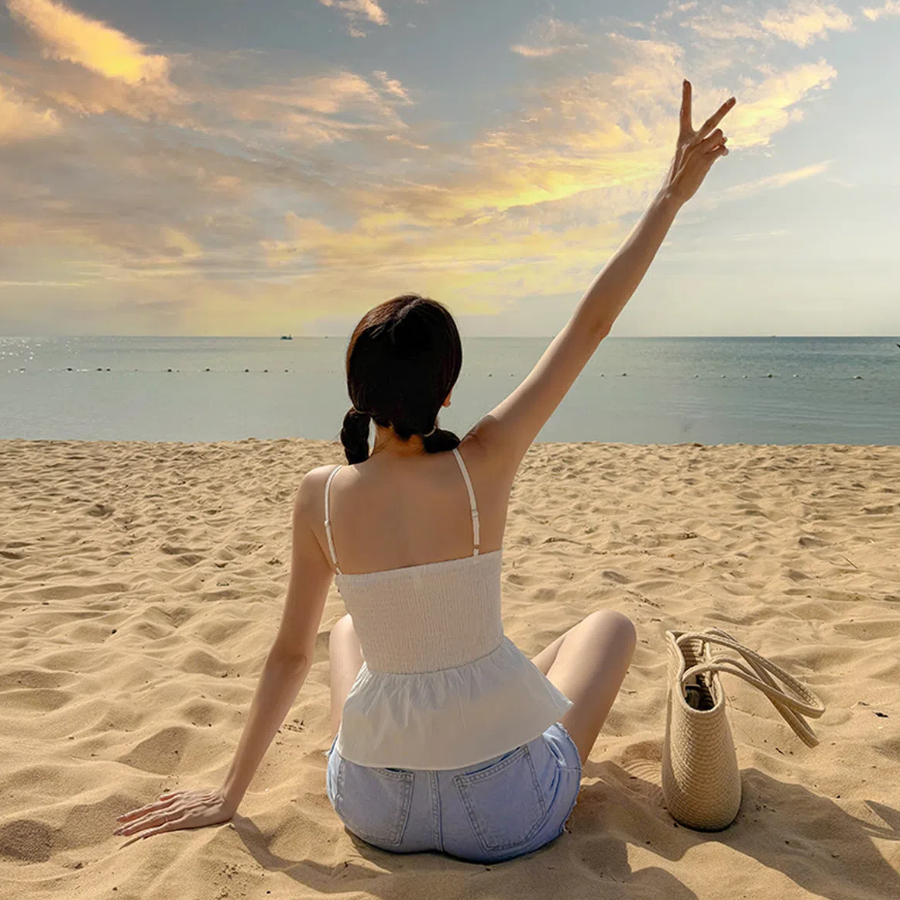 Eli Bustier Sleeveless Top BL20227F