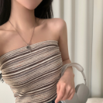 Beagle Bustier Knit Tube Top
