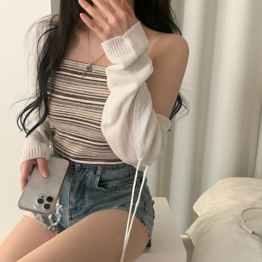 Beagle Bustier Knit Tube Top