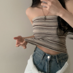 Beagle Bustier Knit Tube Top