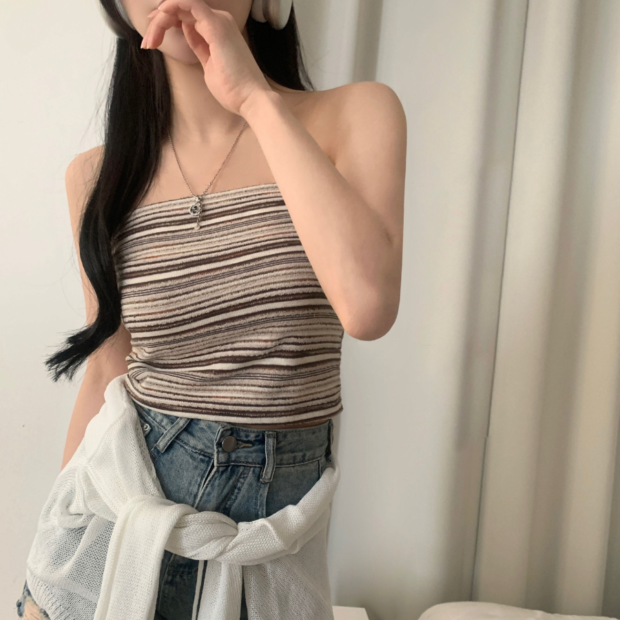 Beagle Bustier Knit Tube Top