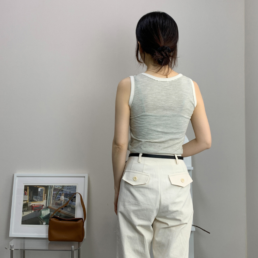 Avril Stripe Tank Top