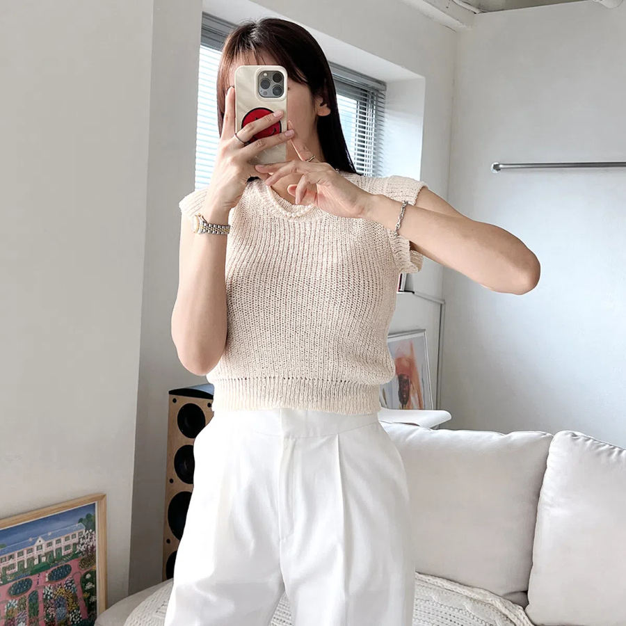 Slim Glam Knit Top