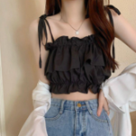 Purelust High-Waist Frill Strap Sleeveless