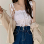 Purelust High-Waist Frill Strap Sleeveless