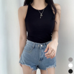 Basic Halterneck Sleeveless Top