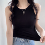 Basic Halterneck Sleeveless Top