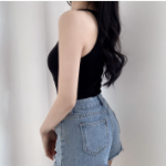 Basic Halterneck Sleeveless Top