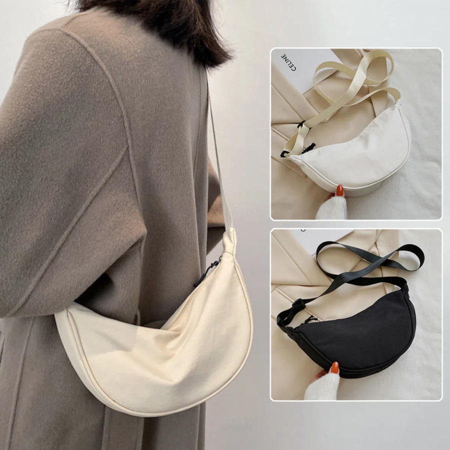 Женская повседневная сумка Casual Half-Moon Crossbody — минимализм, комфорт и универсальность